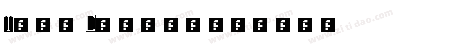 True Crimes字体转换